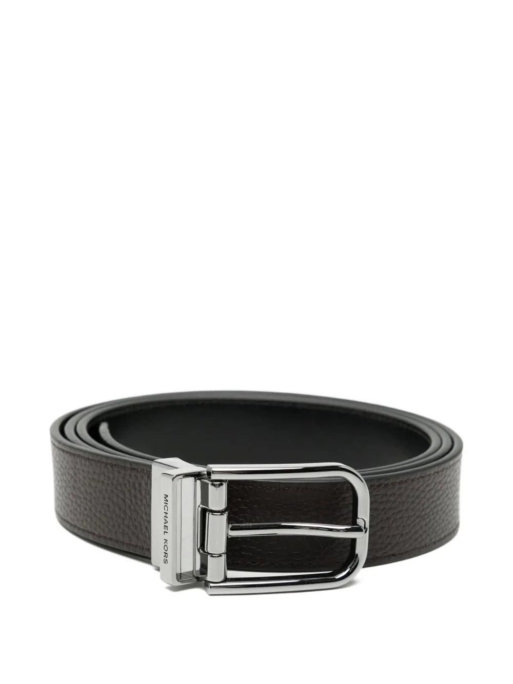 chinese dress ladies Trafalgar Men's Broderick 32mm Leather Dress Belt, 40, Dark Brown