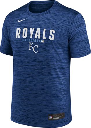 Nike Kansas City Royals Authentic Collection Nike Mens Dri-FIT MLB T-Shirt in Blue | 02ER4EWROY-RMG