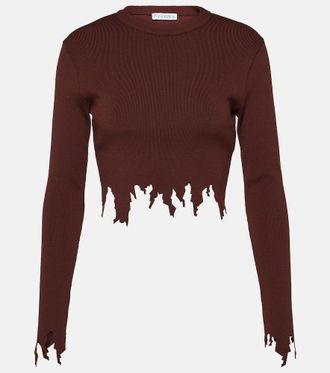 J.W.Anderson Distressed crop top