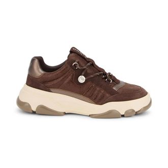 Pinko Pinko - Athena 01 Sneakers - Dames - Schoenen - Bruin - Maat: 39 EU Leer