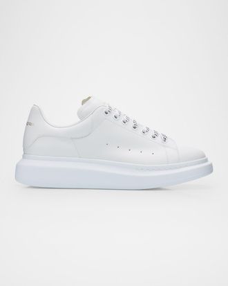 Alexander McQueen Men & apos;s Smooth Leather Oversized Sneakers