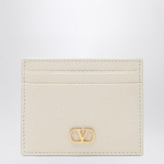 Valentino Ivory Vlogo Signature Card Holder