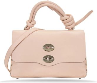 Zanellato Handbags - Dames - Handtassen - Roze - ONE Size - Leer - Tassen