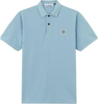 Stone Island Slim-fit Polo - Heren - Polos - Blauw - S - Katoen - Tops