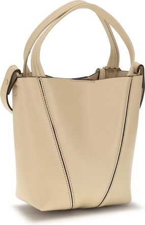 Chlo&eacute; Womens Shoulder Bag Spin Petal Beige Calf Leather (bos Taurus)