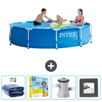 Intex Piscina Con Estructura Redonda - 305x76 Cm - 7-piezas Scb10