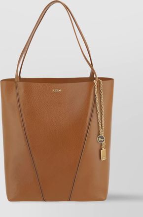 Chlo&eacute; chlo&eacute; spin medium leather tote bag