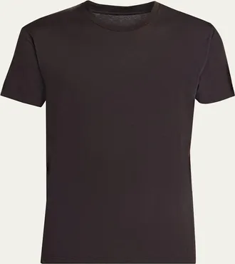 Tom Ford Mens Cotton and Silk Crewneck T-Shirt