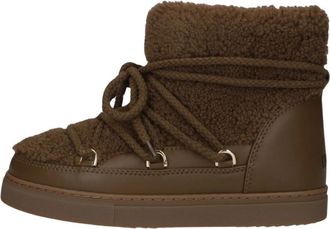 INUIKII Curly Boot - Dames - Winterlaarzen - Bruin - 41 EU - Leer - Schoenen