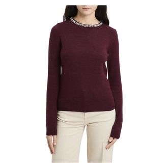 Kaos Ronde hals trui - Dames - Ronde hals truien - Rood - L - Polyester - Truien & Vesten