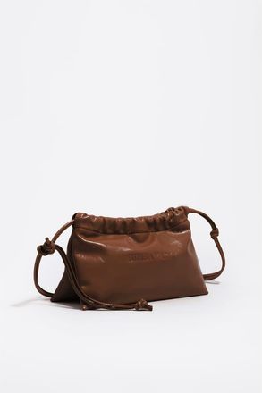 Bimba & Lola Leather Mini Multi-Strap Bag in Moka at Nordstrom