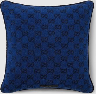 Gucci GG Cotton Cushion, Blue