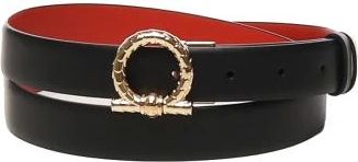 Ferragamo Dames, Accessoires, Zwart, Maat: 100 CM Leer