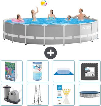 Intex Piscina Prism Frame Redonda - 549x122 Cm - 9-piezas S563