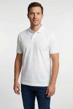 Boss Orange by Hugo Boss Poloshirt BOSS ORANGE Pe Interlock, Herren, Gr. XXL, wei&szlig;100, Jersey, Obermaterial: 100% Baumwolle, regular fit, hoch geschlossener Ausschnitt, einges