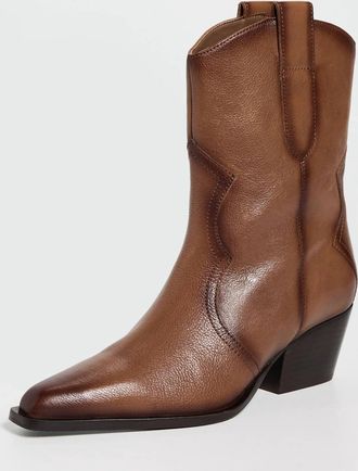 Free People Womens Cat Nap Cowboy Boots In Brown