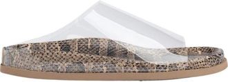 Pedro Garcia Darice Slide - Dames - Sandalen - Grijs - 37 EU - Leer - Schoenen