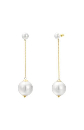 Untamed Petals Ines Pearl Drop in Gold at Nordstrom