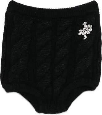 Simone Rocha embellished shorts - Black