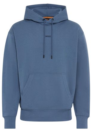 Boss Orange by Hugo Boss Kapuzensweatshirt BOSS ORANGE WeSmallhood, Herren, Gr. XXL, open blau495, Sweatware, Obermaterial: 100% Baumwolle, regular fit normal, hoch geschlosse