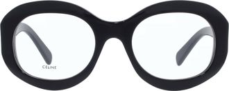 Celine Demo Round Ladies Eyeglasses CL501491 001 53
