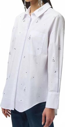 Joseph Ribkoff Embellished Shirt In White