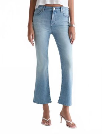 AG - Adriano Goldschmied Farrah Boot Crop Jeans In Flight