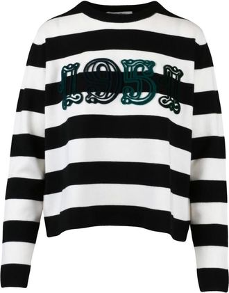 Max Mara Truien & Vesten, Dames, Veelkleurig, M, Wol, Viterbo Sweater