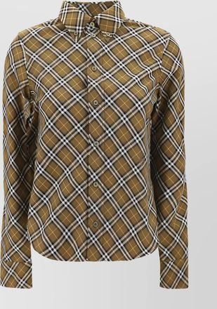 Burberry checked cotton shirt