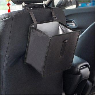 No Brand Papelera Plegable, Bolsa De Almacenamiento Colgante Impermeable Y A Prueba De Fugas De Gran Capacidad, Accesorios Para El Interior Del Coche