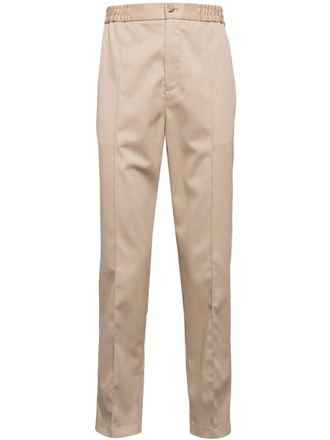A.P.C. pressed-crease straight trousers - Brown