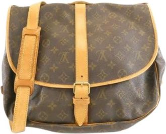 Louis Vuitton Pre-owned Cross Body Bags, male, Brown, Size: ONE SIZE Pre-owned Monogram Shoulder Bag