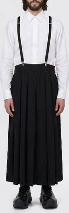 Comme Des Gar&ccedil;ons Gonna in poliestere plissettata con bretelle