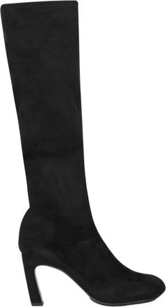Ash Emmy Suede Heeled High Boot - Dames - Hoge Laarzen - Zwart - 38 EU - Su&egrave;de - Schoenen