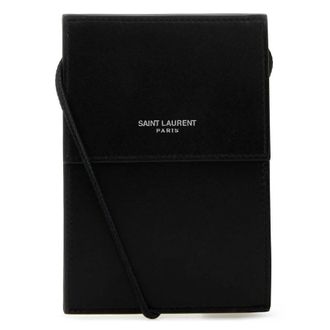 Saint Laurent Logo Print Mini Crossbody Bag