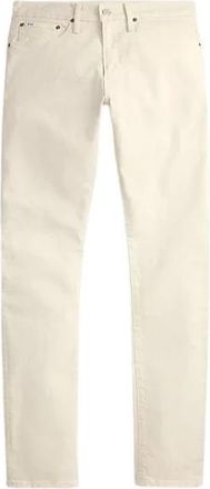 Polo Ralph Lauren Slim-fit Jeans - Heren - Slim Fit Jeans - Wit - W34 - Leer - Jeans