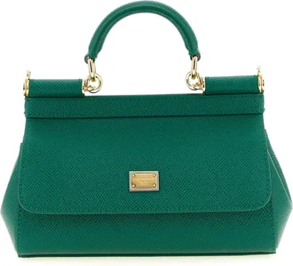Dolce & Gabbana Bicolor Calfskin Womens Handbag
