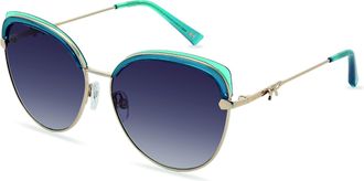 Ted Baker SUNGLASSES TAMMA 1661 559 GLOSS CRYSL TEAL 60/15-144