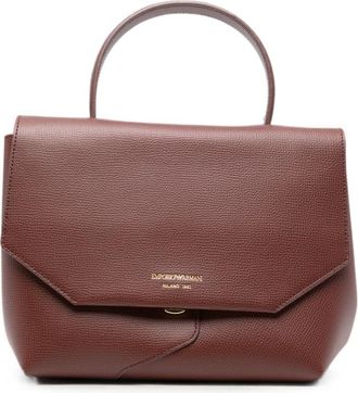 Emporio Armani middelgrote leren handtas
