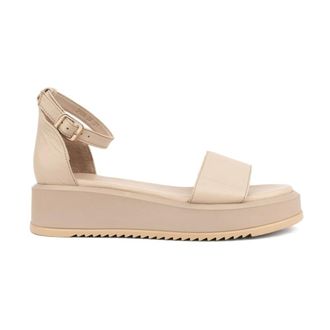 Sergio Moretti Dames, Schoenen, Beige, Maat: 37 EU Leer