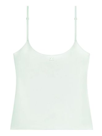 Courrèges logo-detail top - Groen