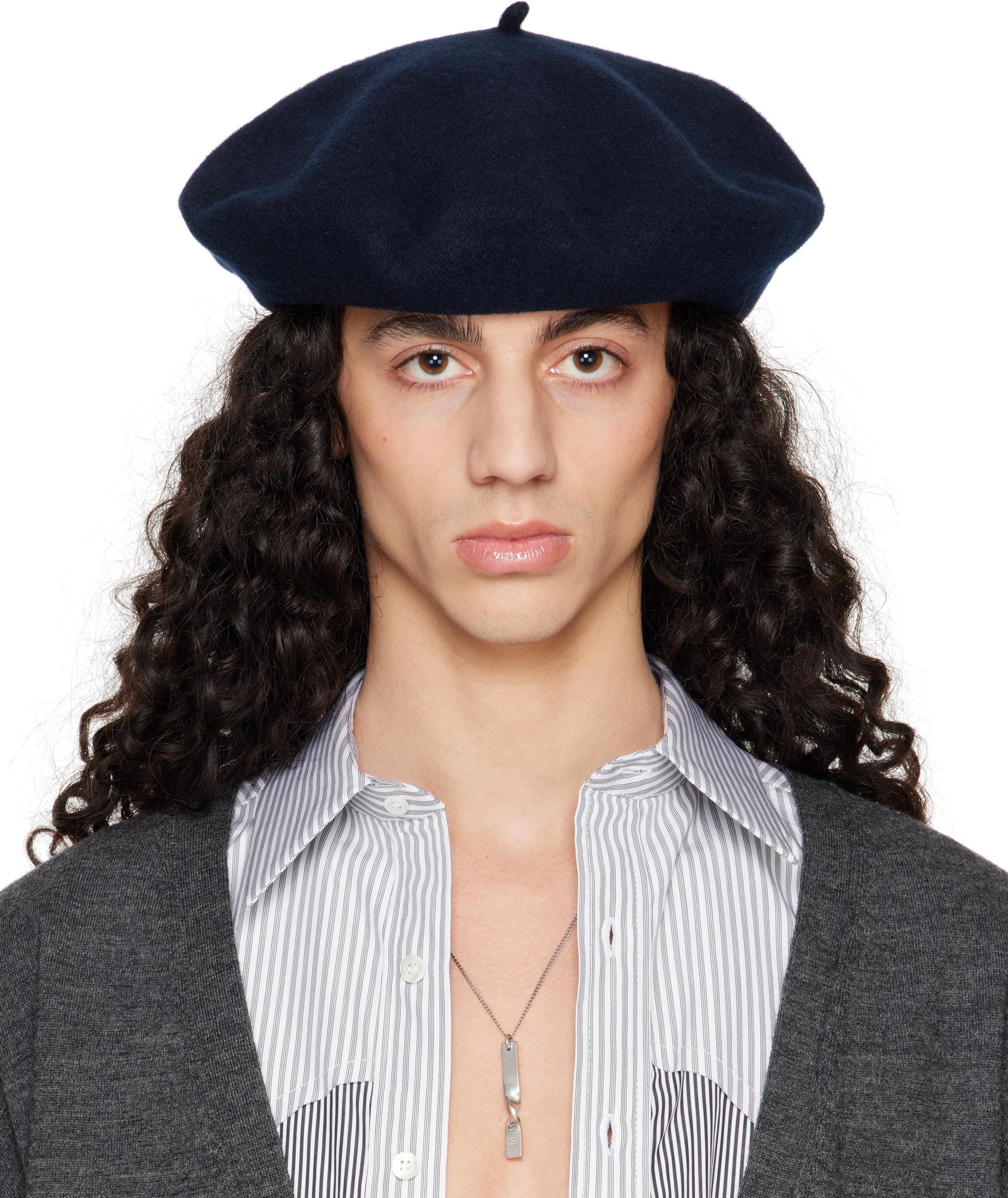 【Maison Margiela】White Wool Beret Wool beret in white - Maison Margiela | Mytheresa