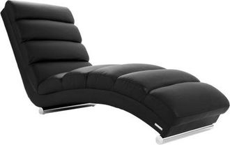 Miliboo Chaise Longue / Poltrona Design Nero Taylor