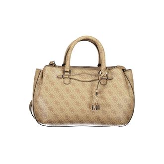 Guess Beige Polyurethane Women Womens Handbag