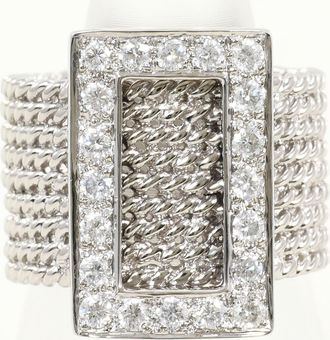 C&A White Gold White Gold (18K) Band Ring (Pre-Owned)