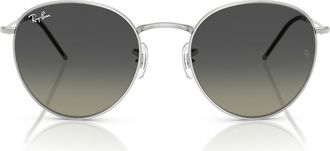 Ray-Ban Reverse 53mm Gradient Phantos Sunglasses in Silver /Grey Gradient at Nordstrom