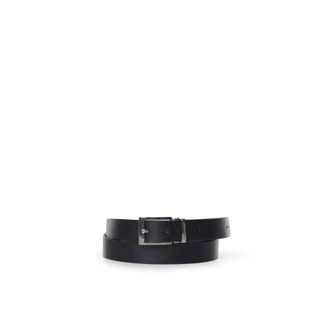 Emporio Armani Omkeerbare leren riem - Heren - Accessoires - Zwart - Maat: ONE Size Leer