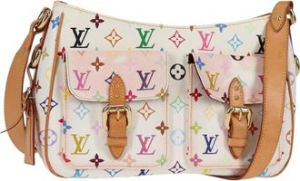 Louis Vuitton Lodge Handbag Monogram Multicolor White Canvas Bag (Pre-Owned)