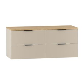 Petits Meubles Mueble bajo lavabo 120cm encimera paneles de melamina y mdf cachemira