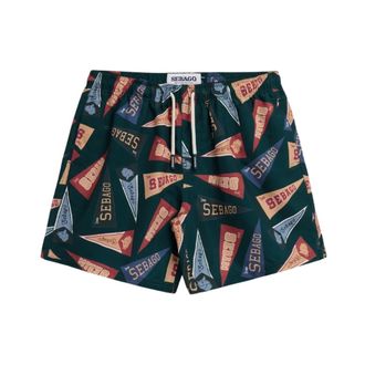 Sebago Beachwear, male, Green, Size: 2XL Sandbeach Shorts